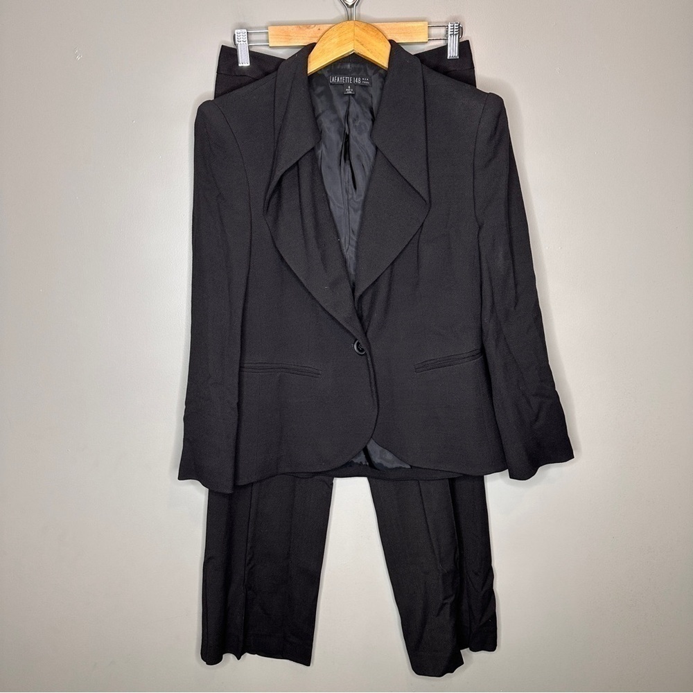 Lafayette 148 textured pant suit